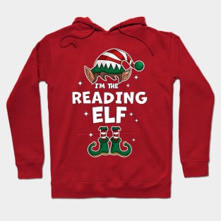 I'm The Reading Elf - Elf Matching Family Christmas Xmas Hoodie